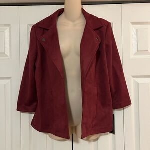 NYC Women's Deep Red Blazer New with Tags